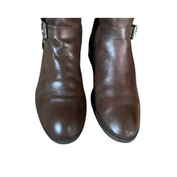 Lauren Ralph Lauren Marion Brown Leather Equestrian Riding Boots Size 8 - Picture 2 of 8